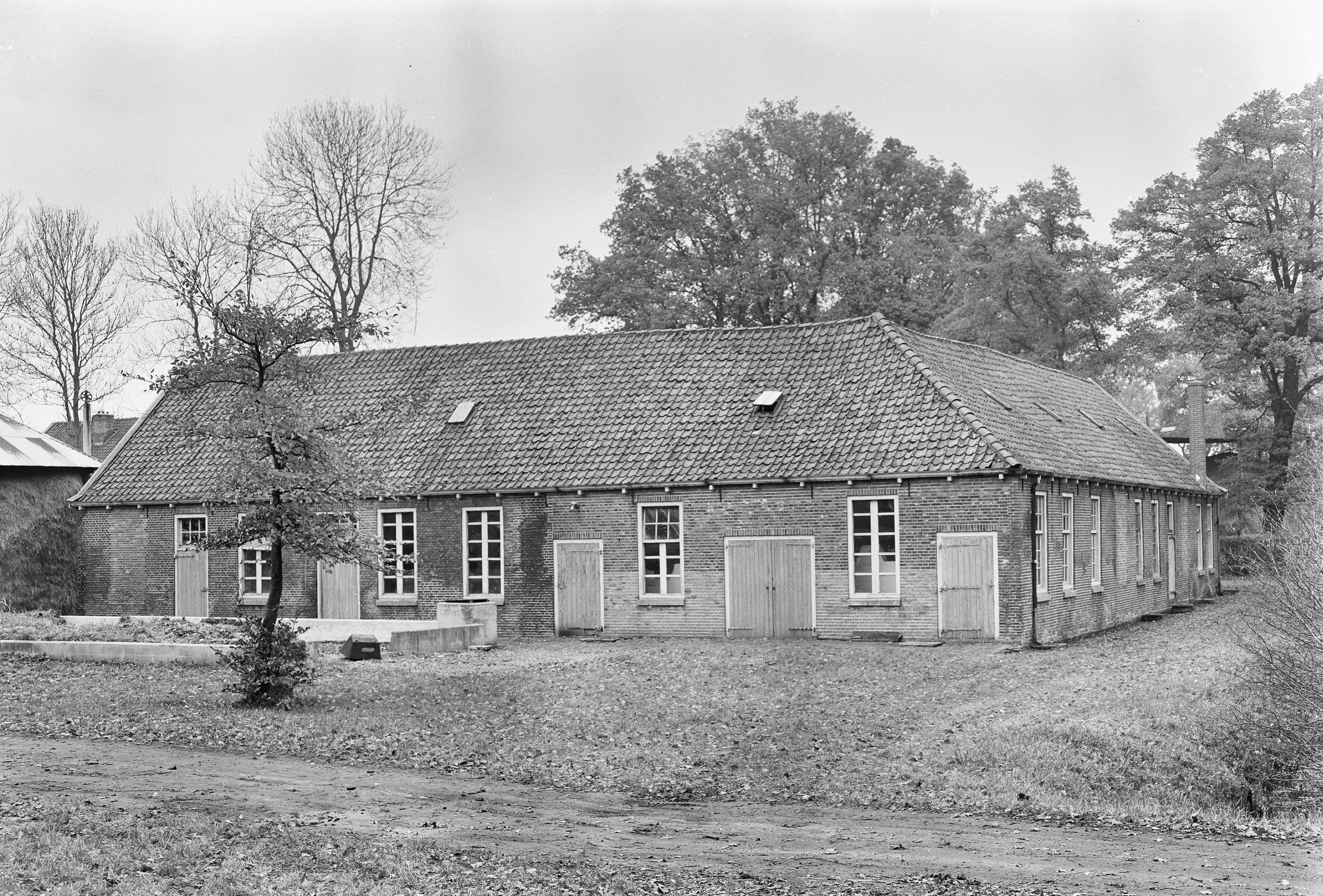 Een rustig fietspad door de bossen bij de Ommerschans.